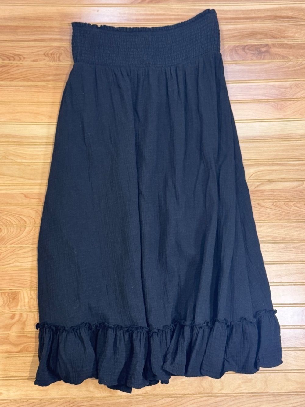 Quince - Black Maxi Skirt - Medium